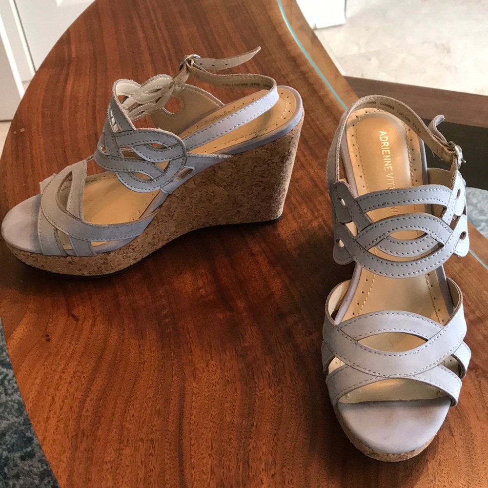 Adrienne Vittadini high heel wedges.  Size 6.5